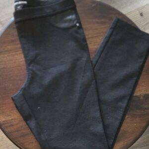 DKNY Black Jeans with Textured Finish